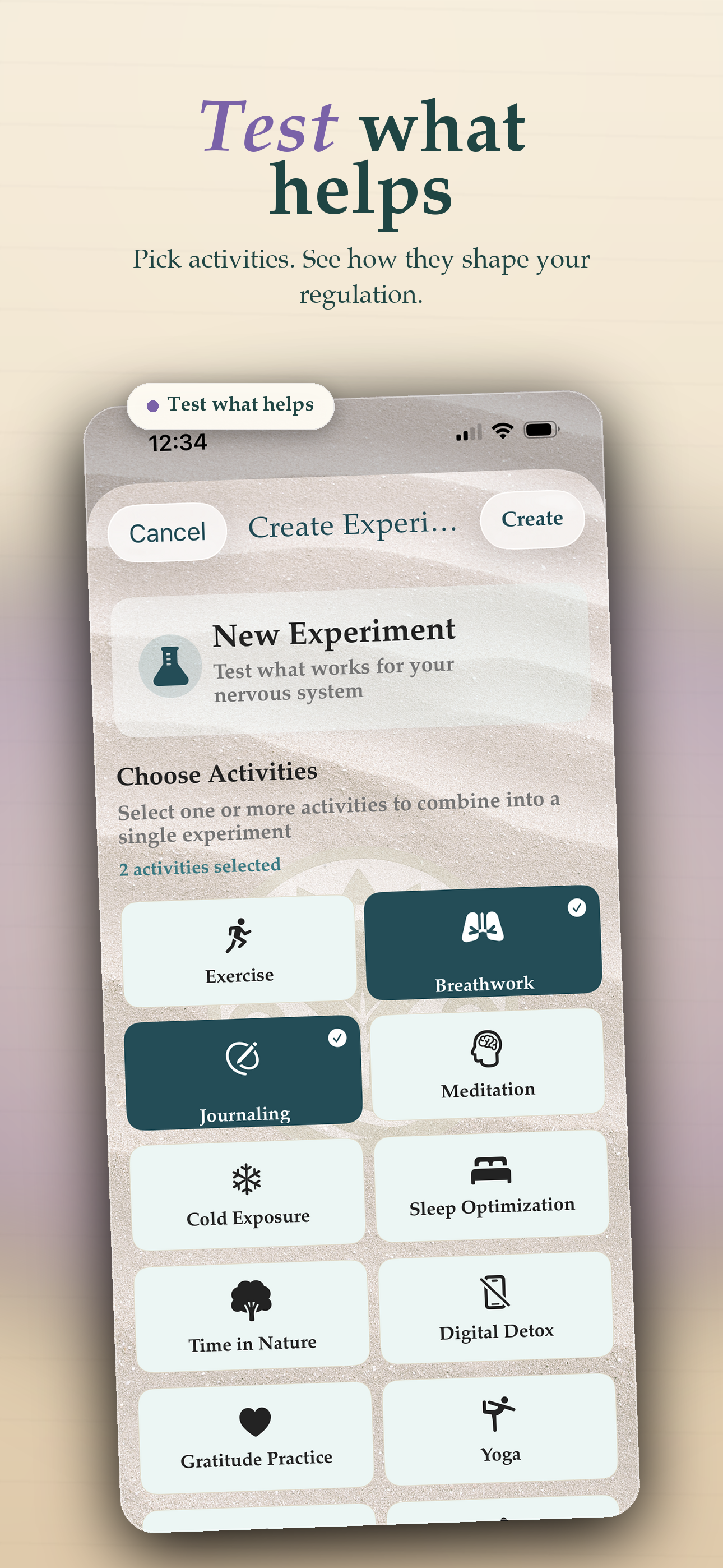 SoMana Lab Challenges — running a 14-day experiment with HRV change measured against personal baseline